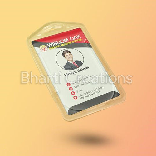 Transparent Plastic Id Card Holder