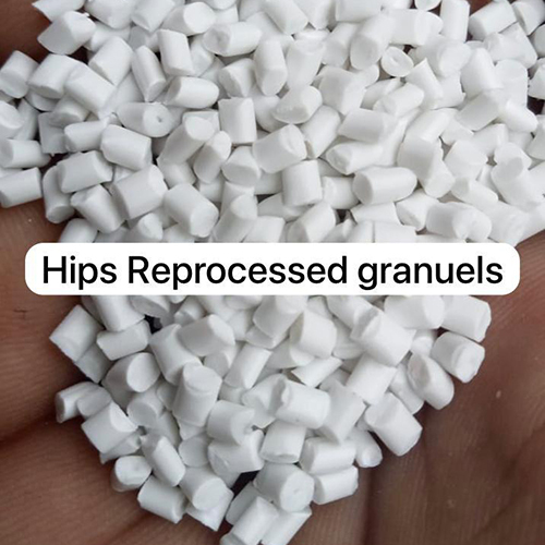 Hips White Reprocessed Granules