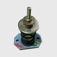 Galvanized Open Spring Mount - Mild Steel & Rubber, 30 Mm Size, 7500 Kg Load Capacity, Heavy-duty Industrial Application, 40 Kg/mm Spring Rate, Warranty Included
