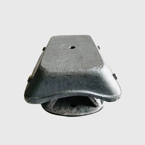 Silver Rubber Mounting Pad