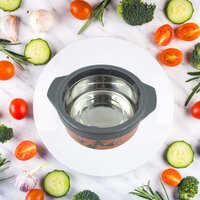 CASSEROLE BOX FOR FOOD SEARVING INNER STEEL INSULATED CASSEROLE HOT POT FLOWERS PRINTED CHAPATI BOX