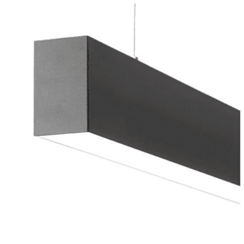 LED Hanging Light 70x50mm 4Ft - 60W Black Body (CW)