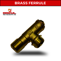 Forged Brass Ferrules - Color: Golden