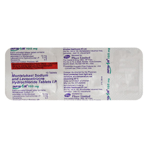 Infinair 10/5mg Tablet