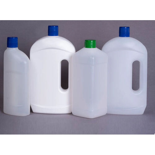 Floor Cleaner Bottles - Color: White & Transparent