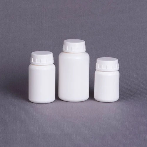 White Small Tablet Bottles Hdpe With Screw Cap