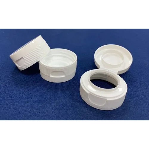 White 38Mm Fliptop Cap For Tablet Container