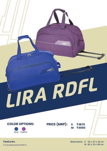 Safari Duffle Trolley Bag