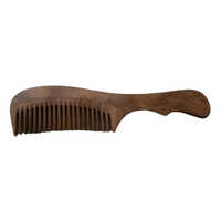 Brown Natural Neem Wood Hair Comb