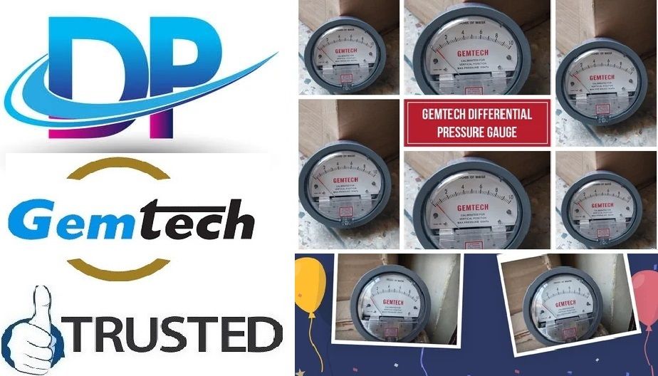 GEMTECH Differential Pressure Gauge by Bara Hindu Rao Hospital