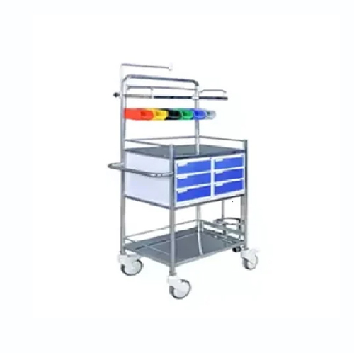 LTS And CO Metal Crash Cart Trolley