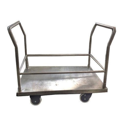 Color Coated Material Handling Trolley Application: Industrial