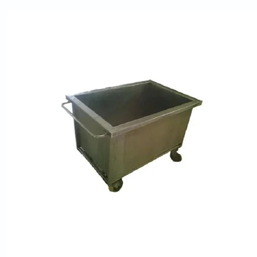 Color Coated Garbage Collection Trolley