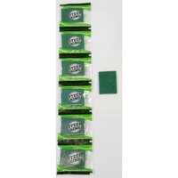 Scouring Pad Green Tenglor Packing 10mm 3x4 - Polyester Material, 10mm Thickness, 3x4 Size, Hygienic Design With Optimum Softness For Kitchen Use