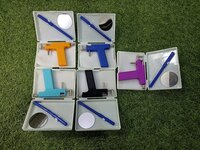 Ear Piercing Gun - Plastic & Metal Construction, Multicolour Design | Precision Piercing For Safe And Efficient Use