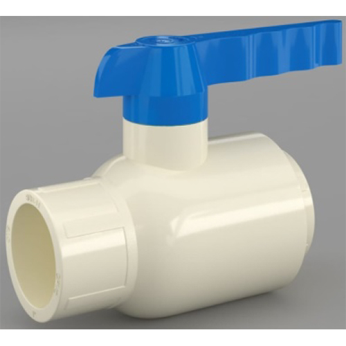 CPVC BALL VALVE - 1/2"-2" Size Range, Off-white Color | 150 PSI Pressure Rating, 0-80Â°C Temperature Range, Socket Connection, Chemical Distribution