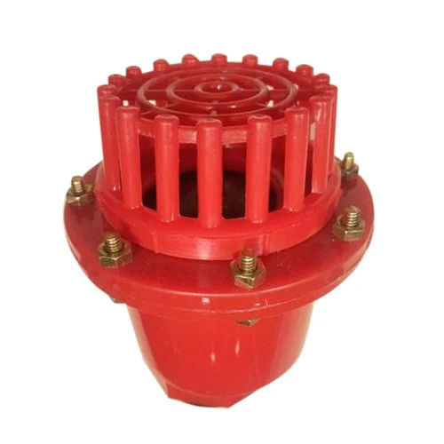 Red Pvc Foot Valve