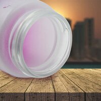 COLORFUL PORTABLE WATER GLASS BOTTLE WITH RUBBER BAND