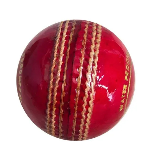 Red Leather Cricket Ball