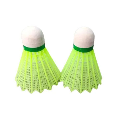 Green Plastic Badminton Shuttlecock