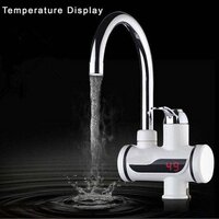 STAINLESS STEEL LED DIGITAL DISPLAY INSTANT HEATING ELECTRIC WATER HEATER FAUCET TAP GEYSER