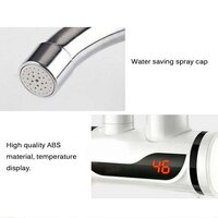 STAINLESS STEEL LED DIGITAL DISPLAY INSTANT HEATING ELECTRIC WATER HEATER FAUCET TAP GEYSER