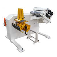 H Type Decoiler Machine With Precision Straightener - Color: White