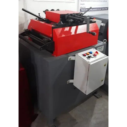 Black-Red Ms Coil Straightener Machine