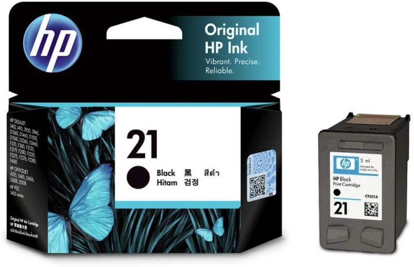 HP 21 Black Ink Cartridge