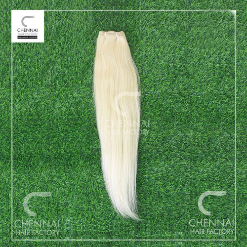 18 inch Blond Straight Premium Quality Virgin Natural Process Human Hair Extensions