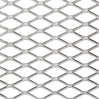 Aluminum Expanded Metal Mesh - Aluminum Wire, Rectangular Hole Shape, Silver Color, Custom Lengths Available | Lightweight, Corrosion-resistant, Versatile Applications