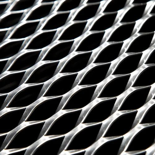 Silver Industrial Aluminium Expanded Metal Mesh