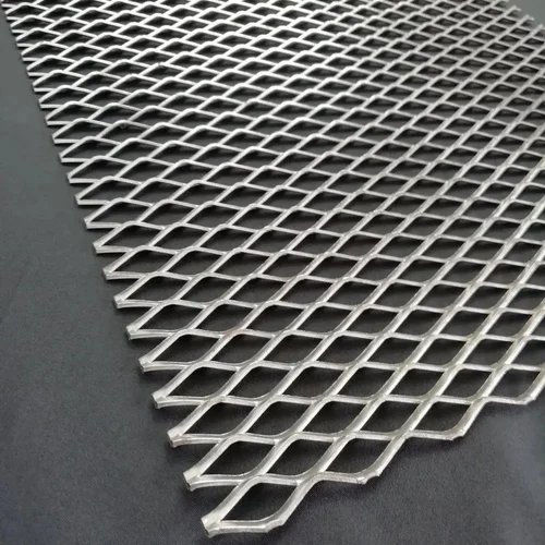 Silver Gi Expanded Metal Wire Mesh