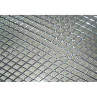 Aluminum Expanded Metal Gratings - Industrial-grade, Various Sizes, Silver Color | Durable For Walkways, Platforms, And Machinery Safety