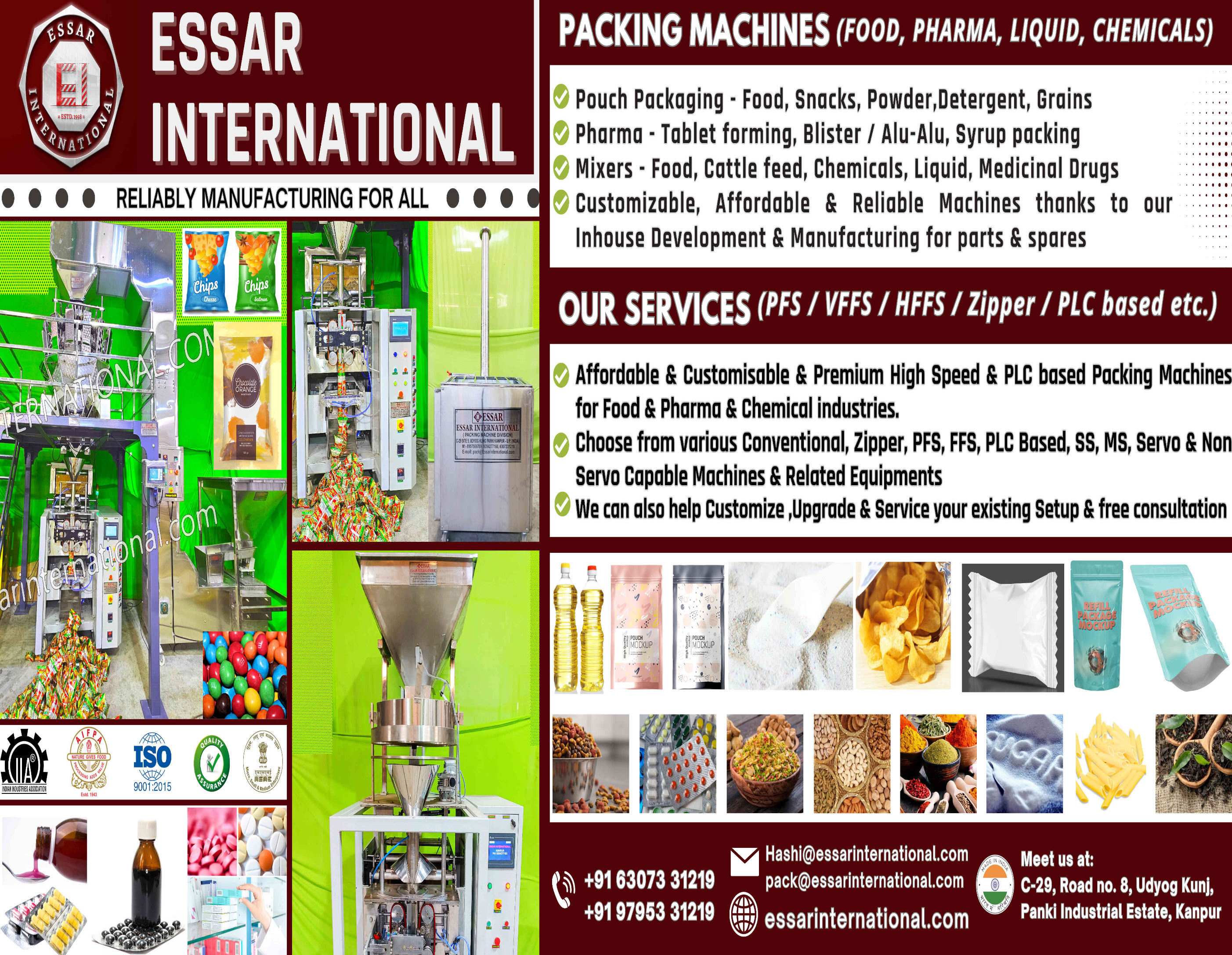 Pisa Masala Packing Machine