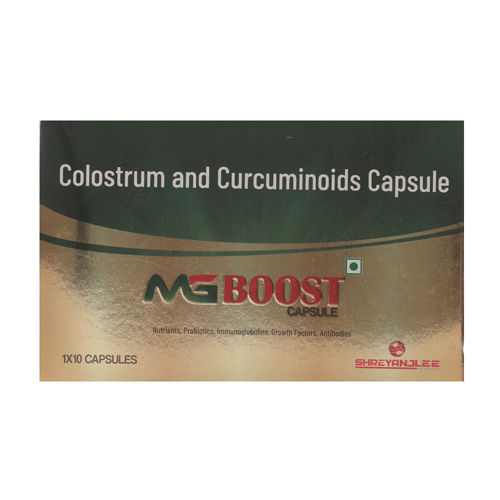 Mg Boost Colostrum And Curcuminoids Capsules Age Group: For Adults