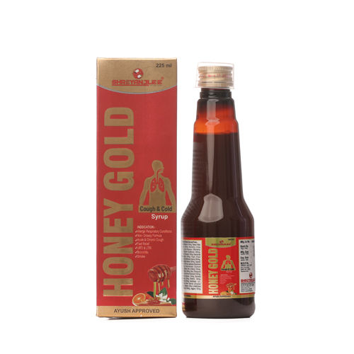 225ml Honey Gold Cough And Cold Syrup Age Group: For Adults