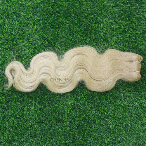 10 Inch Blond Bodywavy Premium Quality Virgin Natural Process Human Hair Extensions