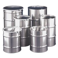 Stainless Steel Drums - Color: Silver