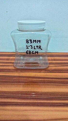 1.2 Ltr Crystal Jar - Color: Transparent