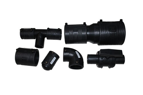 Pp Pipe Fitting - Color: Black