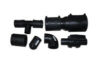 Hdpe Spigot Pipe Fitting - Color: Black