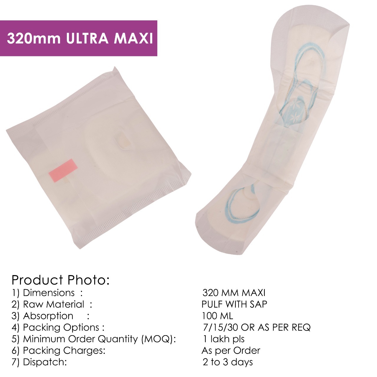 WOW Sanitary napkins Maxi Jumbo Plus 7