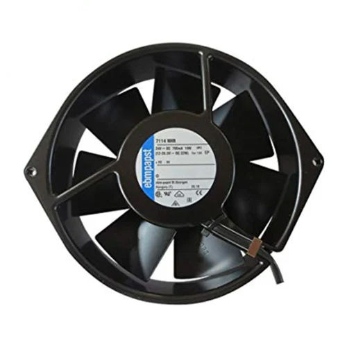 7114 Nhr Ebm-Papst Ac Cooling Fan Blade Material: Plastic