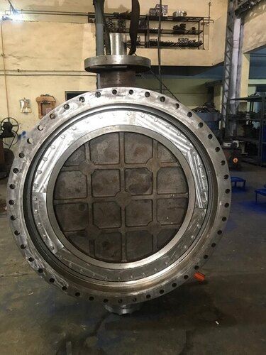 Double Flange Fabricated Damper Valve Manufacturer In Kheda - Color: Silver