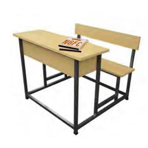 Classroom furniture Dual Desk for heavy Duty