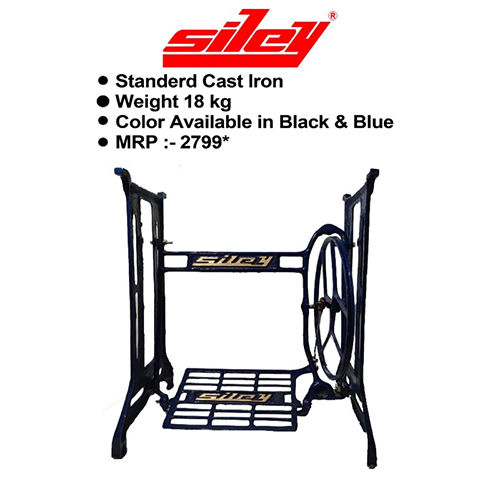 Available In Black And Blue Siley Standard Cast Iron Stand