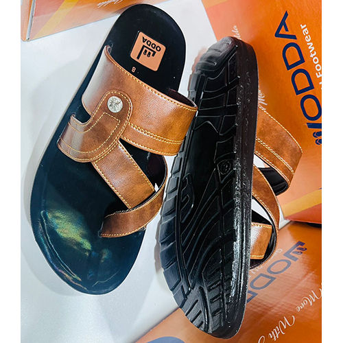 Different Available Gaja Mens Tan Slipper