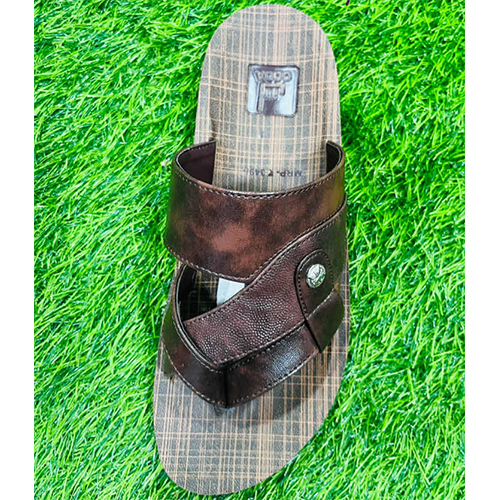 Gaja 02 Mens Mouse and Brown Slipper