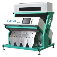 Automatic Color Sorting Machine - 50x50x50 Inch, 250-500 Kg/hr Capacity | 99% Accuracy, Multi-commodity Application, High-resolution Sensors, 63 Channels
